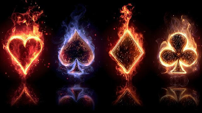 Ornate Spade Heart Diamond Club Images – Browse 971 Stock Photos