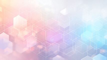 Soft pastel waves create a calming effect on a minimalist background in a modern design setting