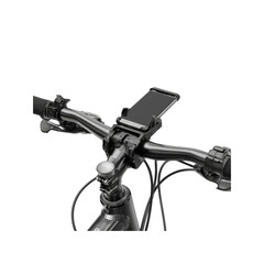 Smartphone Mount on Bicycle Handlebars Secure Cycling Accessory