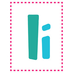 Cartoon alphabet letters vector for kids Ii