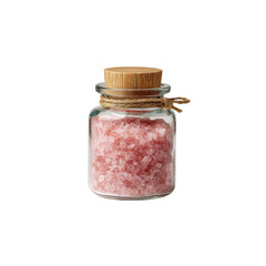 Himalayan Pink Salt in Glass Jar with Wooden Lid and Jute Twine