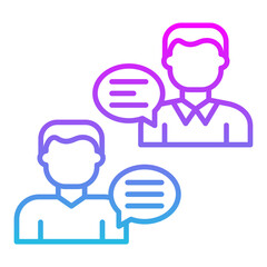Fototapeta premium Conversation Icon