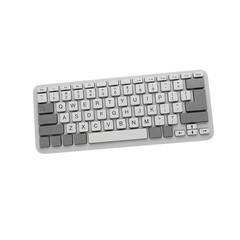 3d icon of keyboard isolated on transparent background