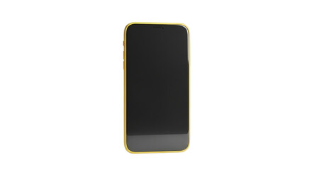 Naklejka premium 3d icon of smartphone isolated on transparent background