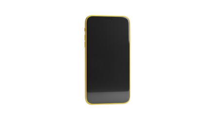 3d icon of smartphone isolated on transparent background