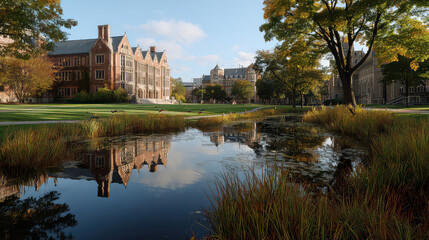 Naklejka premium castle in the park
