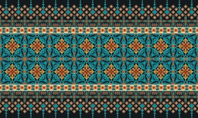 ethnic mosaic seamless set geometric tribal oriental ikat folklore diamonds traditional seamless pattern design for background carpet wallpaper clothing fabric wrapping print