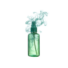 Emerald Green Spray Bottle with Ethereal Smoke