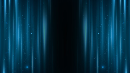 Neon Gates Cybernetic Curtain Particles Trailer Titles Cinematic Openers Luxury Intro Background