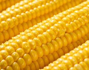 Close-up of fresh corn cobs