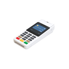 Modern Wireless Payment Terminal for Credit Card Transactions