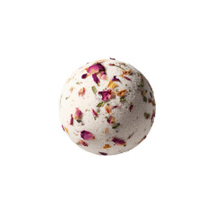 Aromatic Bath Bomb with Dried Flower Petals - Spa Relaxation Product