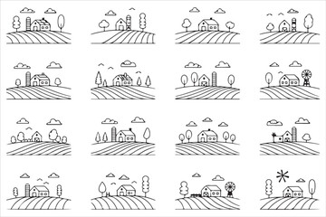 Modern Property Logo Template – Elegant Black & White House Design