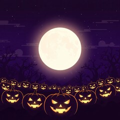 halloween night background