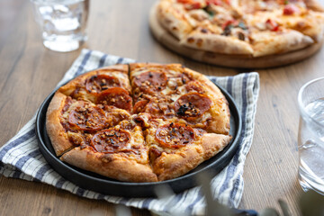 美味しそうなピザ