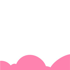 Pink Clouds Border