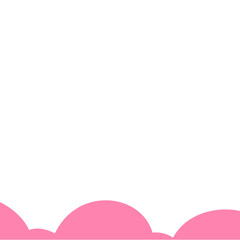 Pink Clouds Border