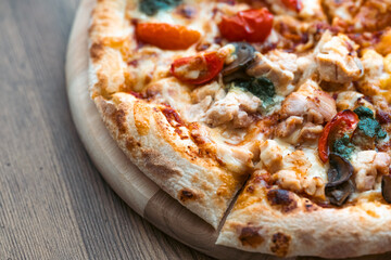 美味しそうなピザ