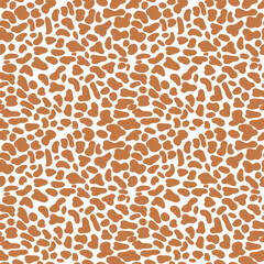 Halloween Leopard print pattern animal seamless. Orange Leopard seamless pattern for printing, cutting, crafts Ideal and more.