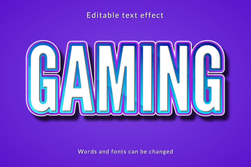 Obraz premium Gaming 3d text effect