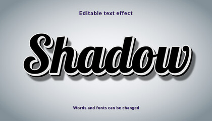 Shadow word text effect