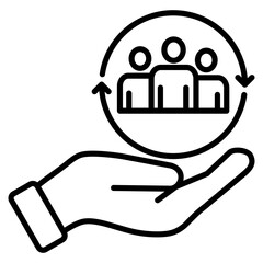 Support Circle Icon For Design Elements