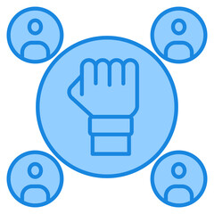 Unity Circle Icon For Design Elements