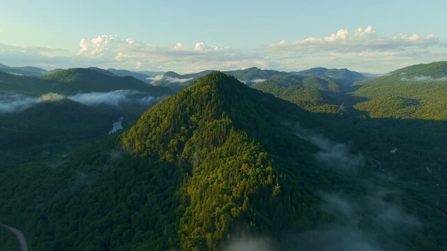 view from the top of the mountain