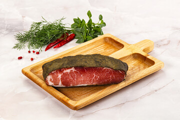 Delicous tasty dry pork jerky