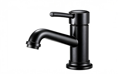 Modern black faucet design featuring sleek lines and a minimalist aesthetic, ideal for contemporary kitchens and bathrooms, showcasing innovative plumbing fixtures and stylish home decor