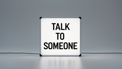 Speak with someone