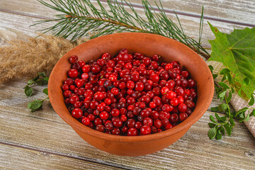 Natural organic wild forwst lingonberry
