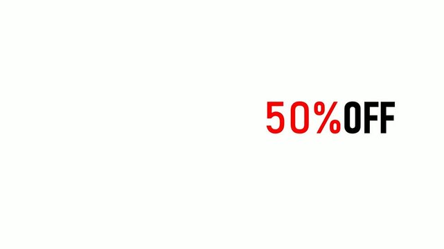 Catch the summer sale excitement: 50 percent off, great for advertising and promotions