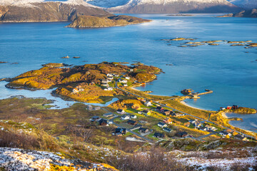 look down norway city