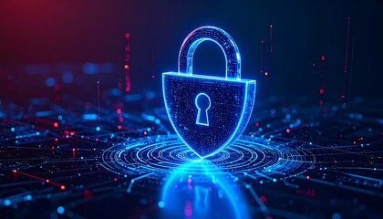 Abstract digital lock graphic (1)