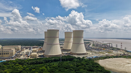 Obraz premium Nuclear power plant, Rooppur power plant