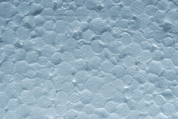 polystyrene foam, white texture, close-up