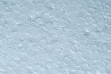 polystyrene foam, white texture, close-up