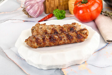 Beef kebab minced meat shashlik