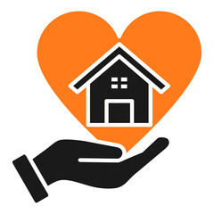 Kindness Wall Icon For Design Elements