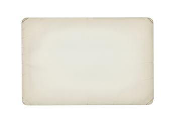 Vintage photo with metal corners for memories or announcements isolated PNG with Transparent Background