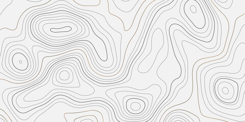 Topographic map pattern background vector. Abstract mountain terrain map background with abstract shape line texture. packaging , web, geographic grid map vector illustration.