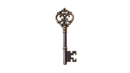 Elegant antique key unlocks secrets and possibilities for your projects