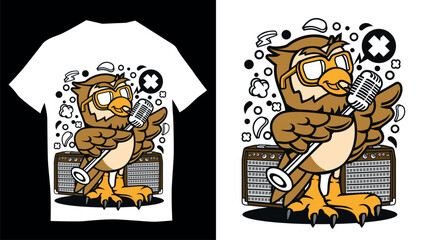 Vector Illustration of an abstract t-shirt design in background