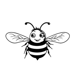 Illustration of honey bee icon