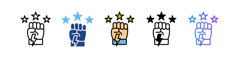 Empowerment multiple icon