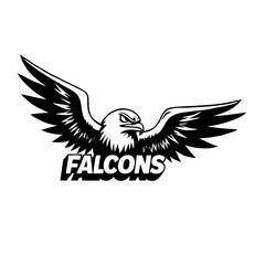 eagle with wings vector