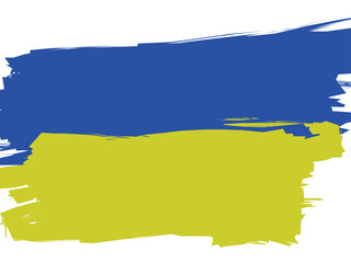 Obraz premium Blue and yellow color background ukraina flag stroke effect.eps