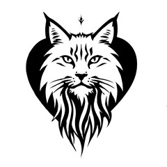 Obraz premium vector illustration of a cat