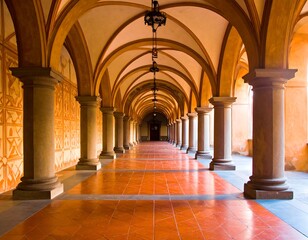 Obraz premium Grand arched colonnade
